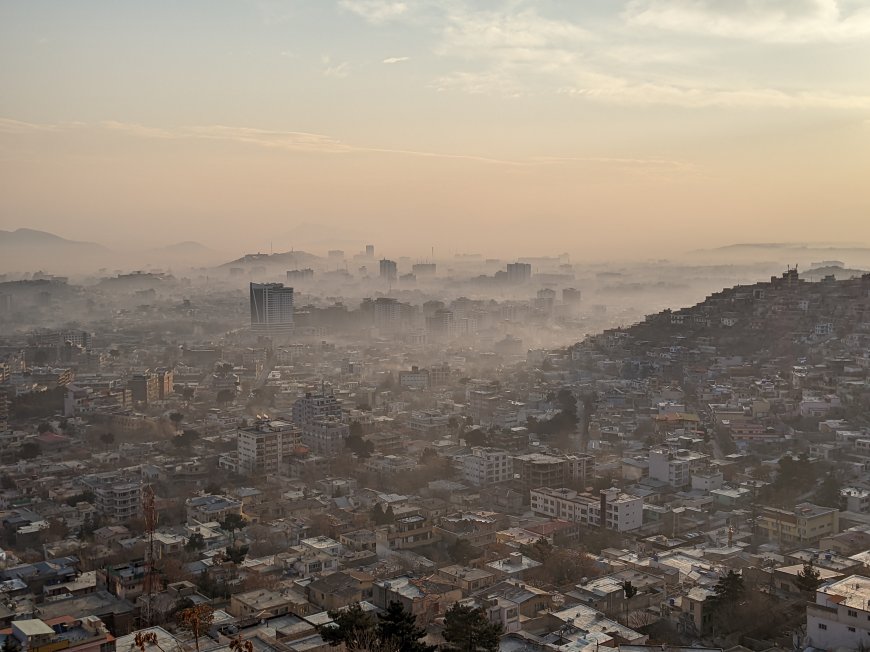 都市风景, 早上, 多雾路段 壁纸 