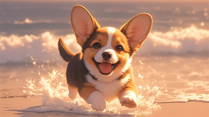 可爱小狗 动漫壁纸