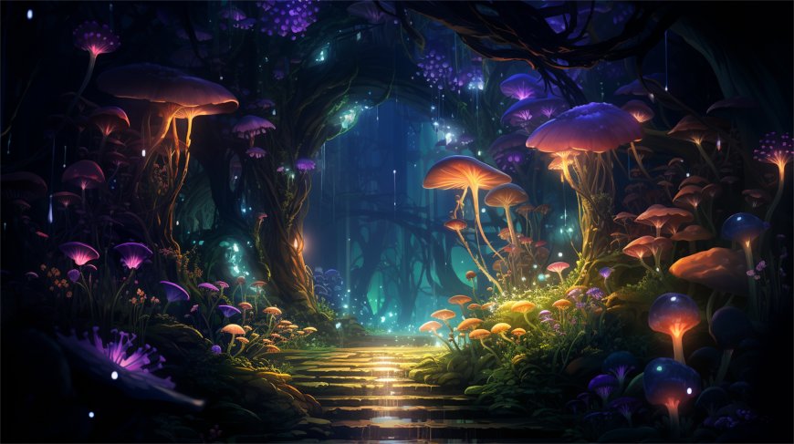 梦幻3d森林 电脑桌面壁纸