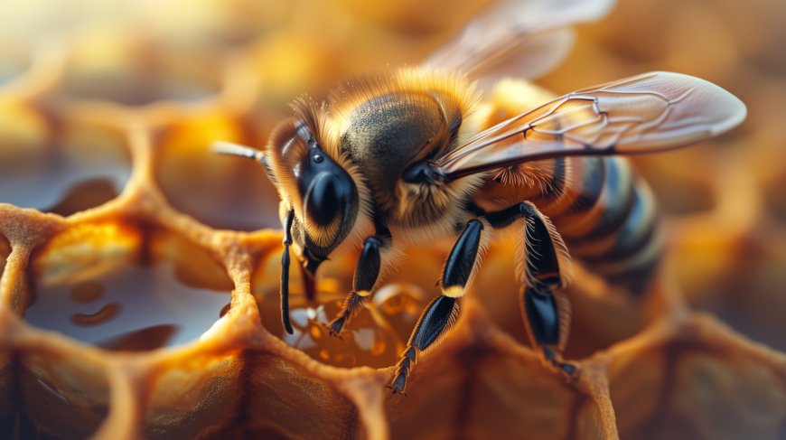 蜂蜜 蜜蜂 蜂巢 黄色 电脑壁纸