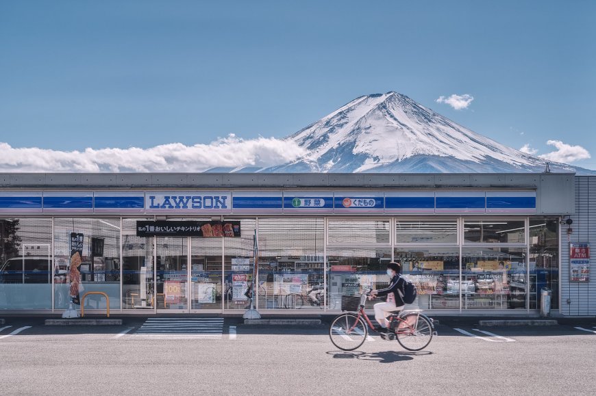 日本富士山 lawson 唯美风景壁纸