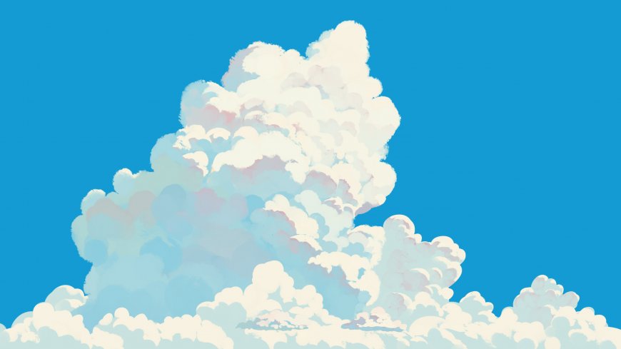插图 云 天空 极简主义 壁纸