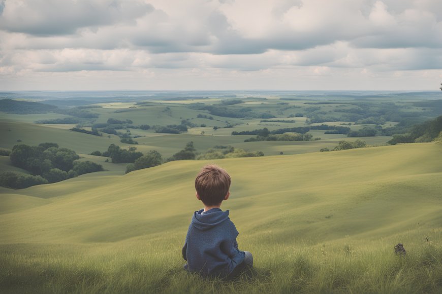 自然 户外 小男孩
