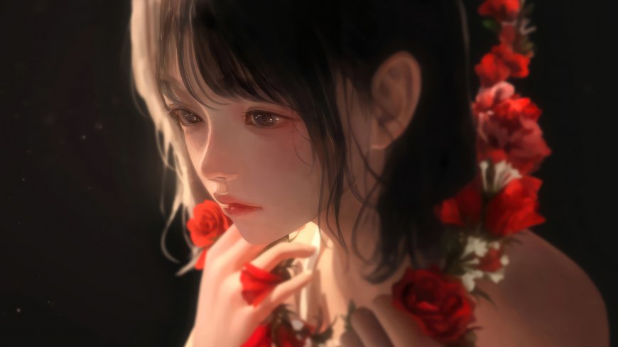 唯美女孩头像动漫壁纸