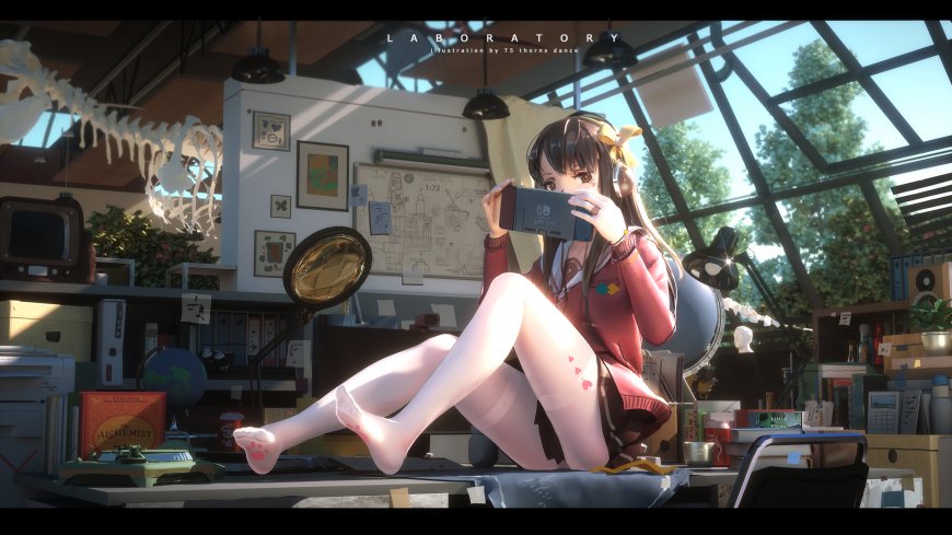 卡通 游戏少女壁纸