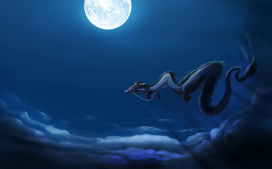 动漫 粉丝艺术 千与千寻 夜 月