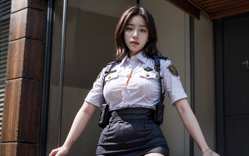 女人 深色皮肤 警察 女警察壁纸