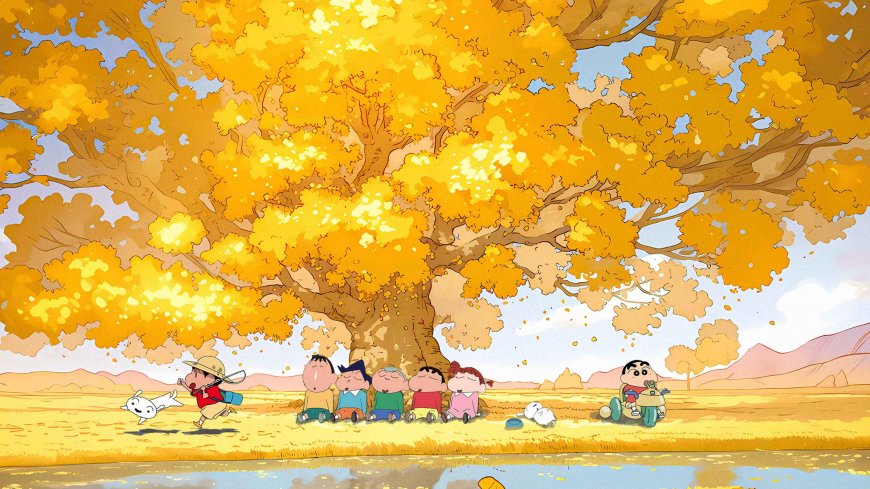 秋天-蜡笔小新卡通壁纸