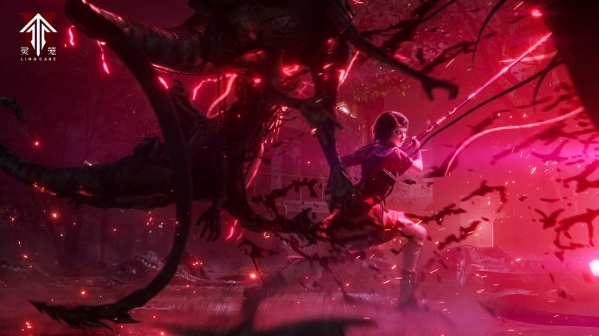 《灵笼 2》乌兰麦朵激战噬极兽壁纸