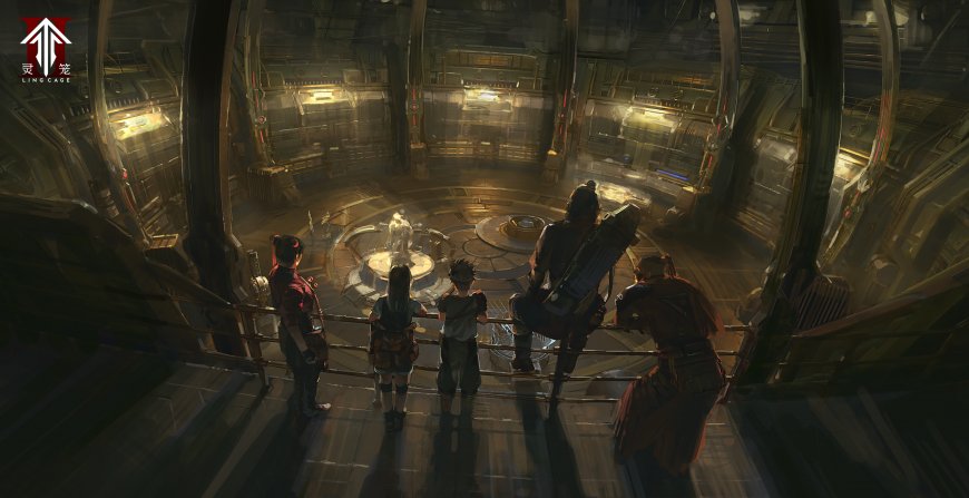 灵笼2 工业风控制室 角色背影 4k原画电脑壁纸