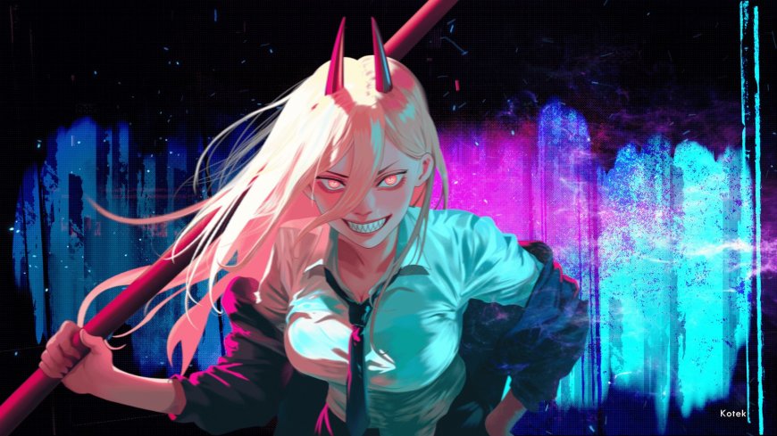 电锯人帕瓦插画壁纸