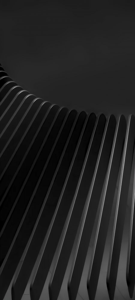 黑色立体条纹抽象手机壁纸