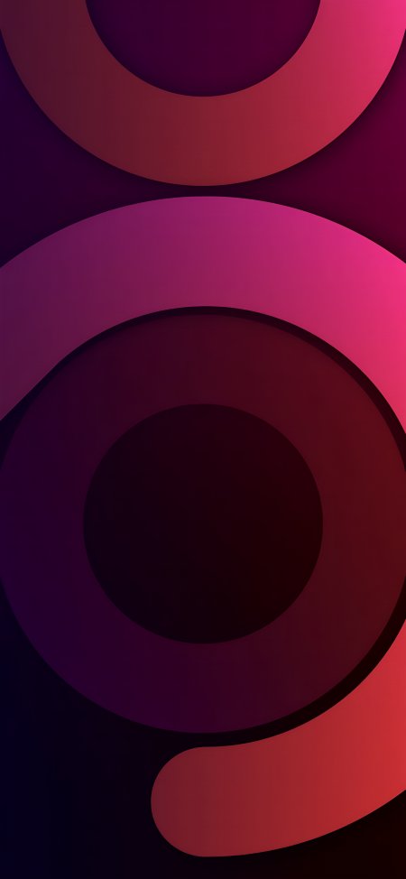 粉紫渐变几何图形设计壁纸