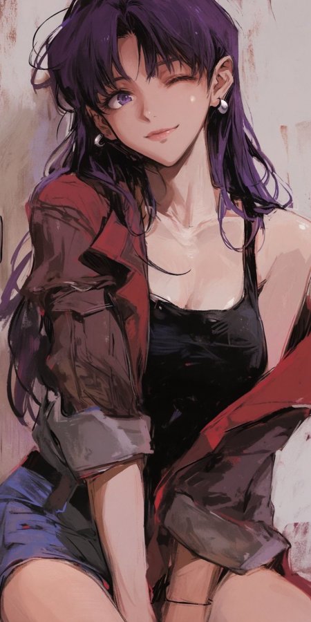 手绘风格女性插画壁纸