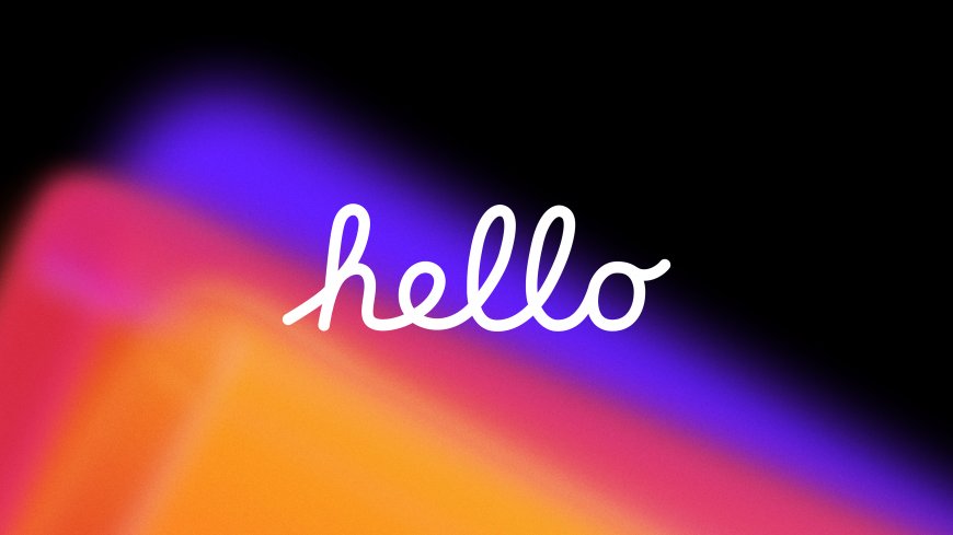 艺术字hello创意壁纸