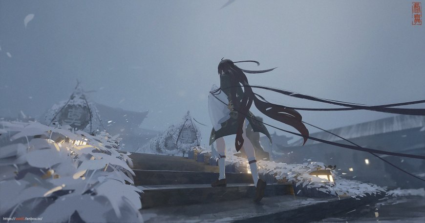 原神 胡桃 氛围原画壁纸