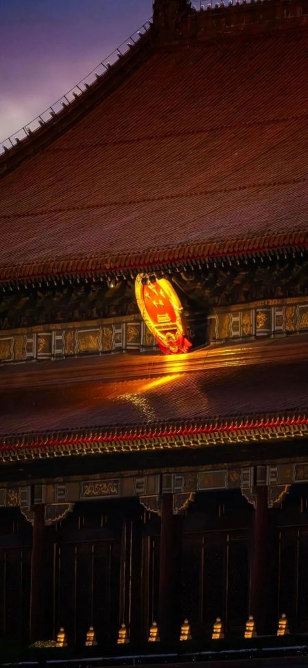 天安门建筑夜景庄严手机壁纸