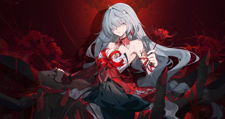 《鸣潮》弗洛洛暗黑系二次元电脑壁纸