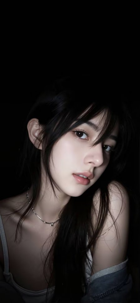 暗黑系美女 镜头感 手机壁纸