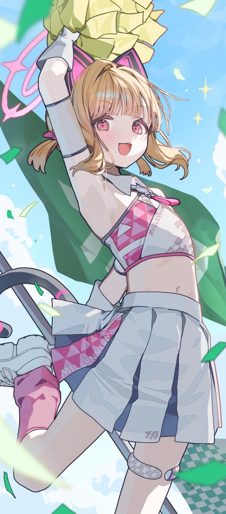 啦啦队少女二次元手机壁纸