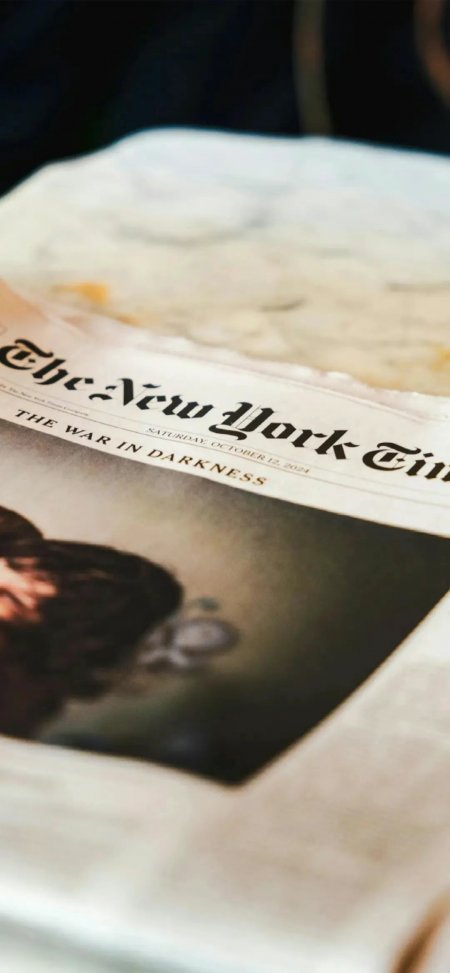 纽约时报报纸质感风手机壁纸