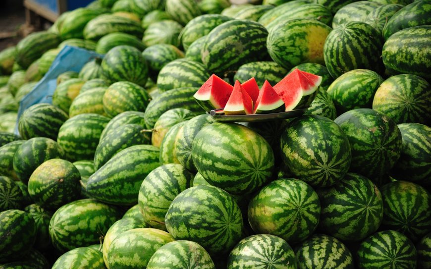 西瓜堆夏日风电脑壁纸