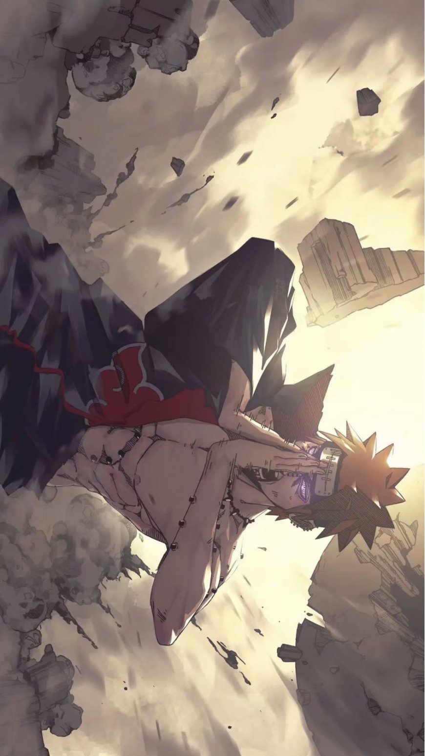 《火影忍者》佩恩战斗风手机壁纸