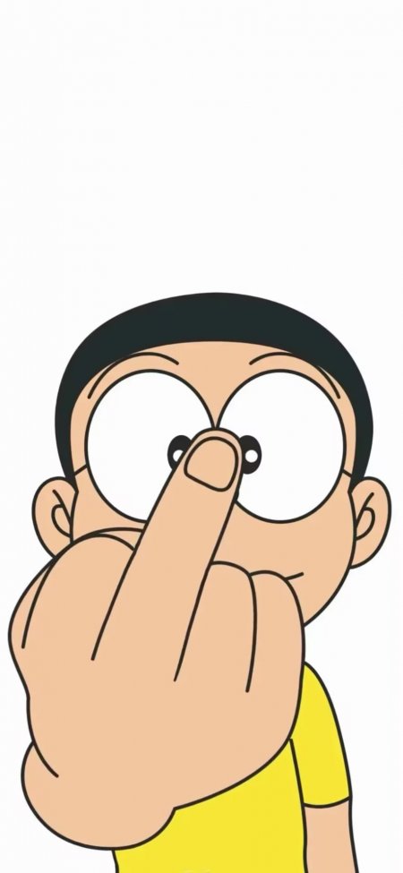大雄搞怪动漫手机壁纸