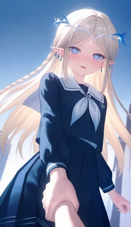 动漫精灵少女手机壁纸