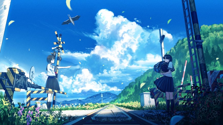 日式铁道少女 4K 动漫壁纸