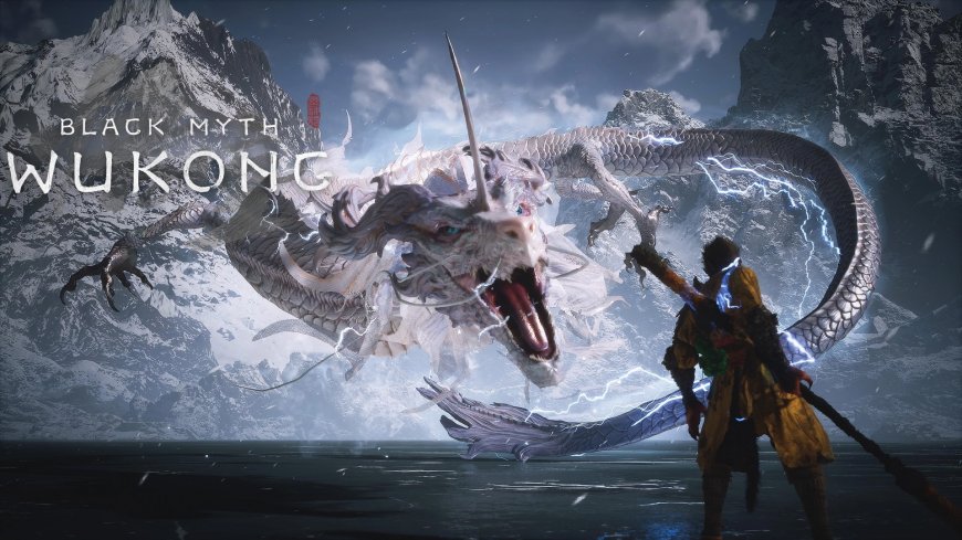 游戏《黑神话：悟空》悟空战白龙场景游戏壁纸