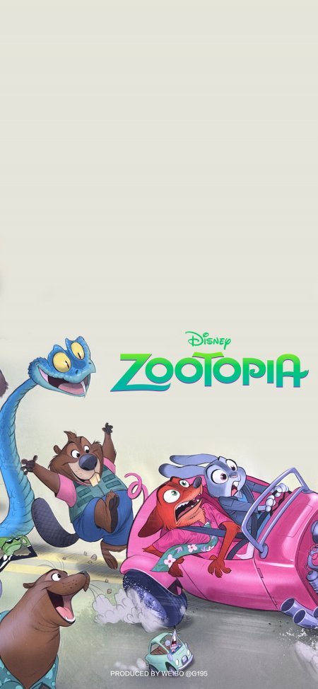 《疯狂动物城》全员追车高燃场景动漫手机壁纸