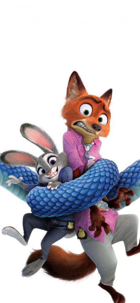 《疯狂动物城 2》尼克朱迪组合卡通手机壁纸