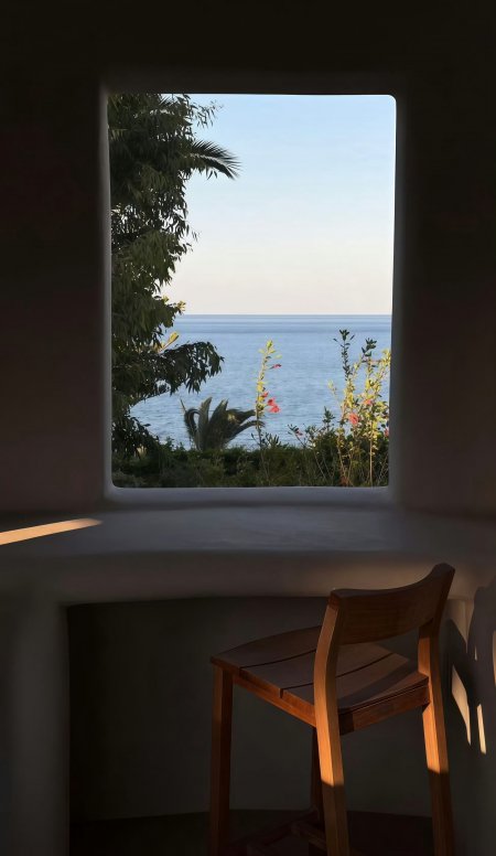 窗边海景 ins 风度假风生活感手机壁纸
