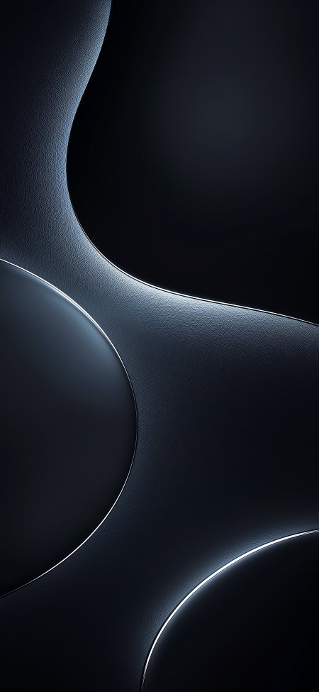 抽象几何线条黑色科技感极简手机壁纸