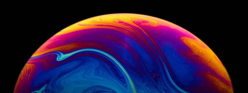 iPhone炫彩油膜纹理抽象艺术电脑壁纸