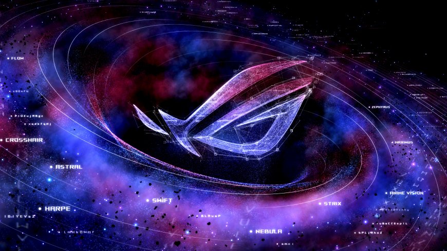 华硕ROG败家之眼宇宙星云科技感电脑壁纸