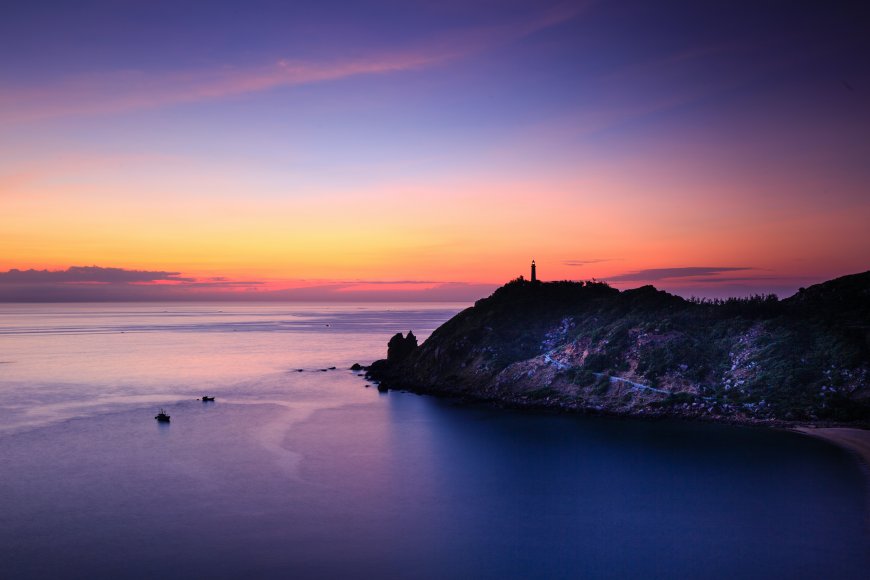 日落黄昏暮光海景风景电脑壁纸