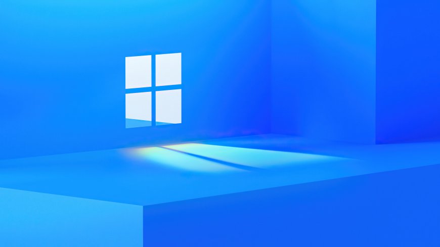 Windows官方蓝色背景电脑壁纸