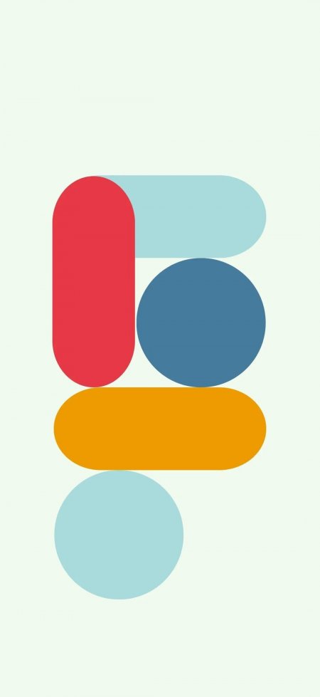 谷歌Material Design扁平化几何色块简约抽象手机壁纸