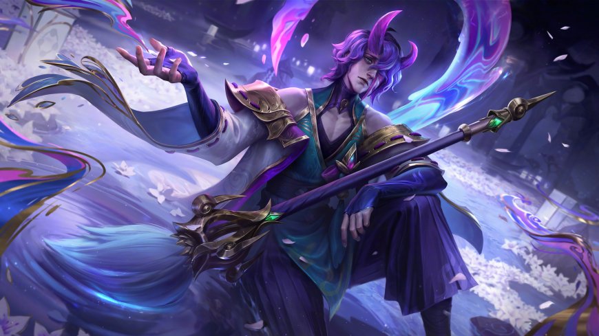 游戏《王者荣耀》中英雄角色干将莫邪插画游戏原画电脑壁纸