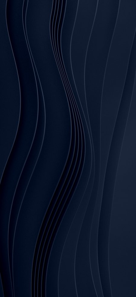 深蓝色波浪线条抽象几何艺术手机壁纸