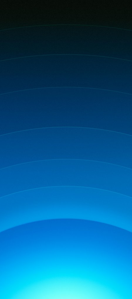 深蓝渐变弧线几何抽象艺术手机壁纸