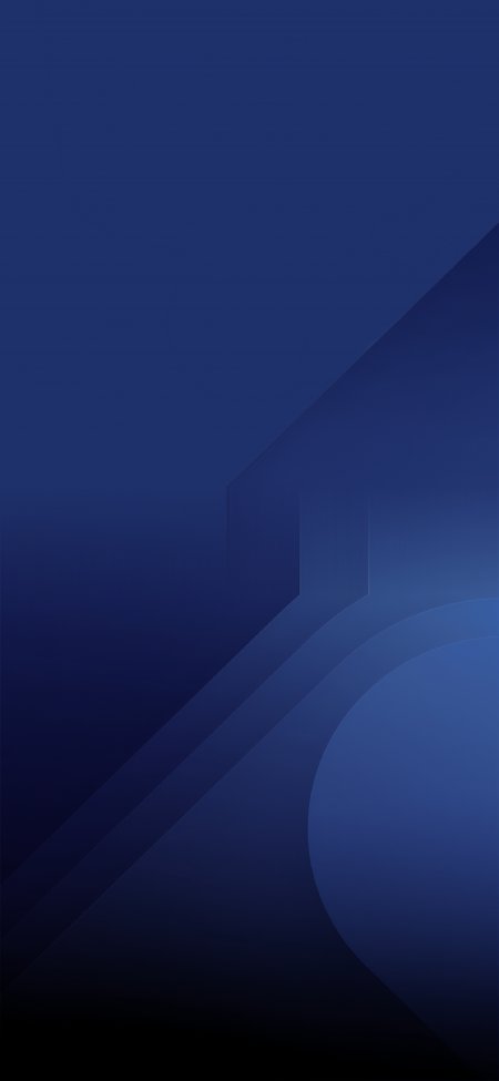 深蓝渐变几何线条抽象设计手机壁纸