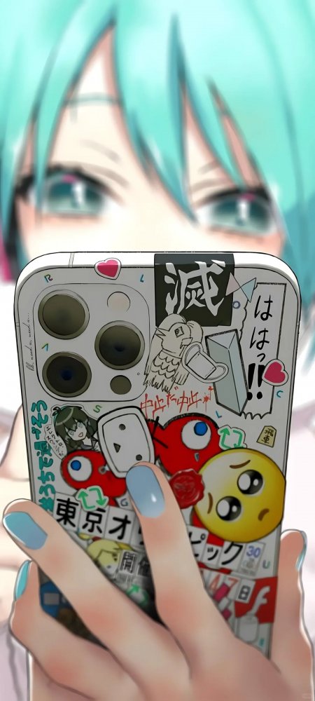 东京喰种雾岛董香手持贴纸手机壳特写手机壁纸