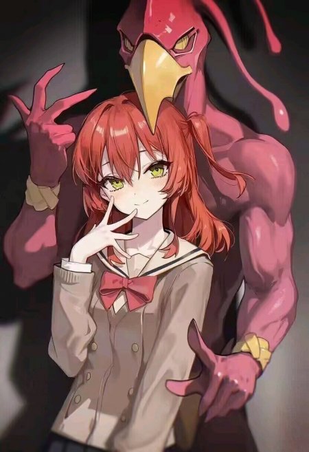无职转生艾莉丝与魔物战斗场景手机壁纸
