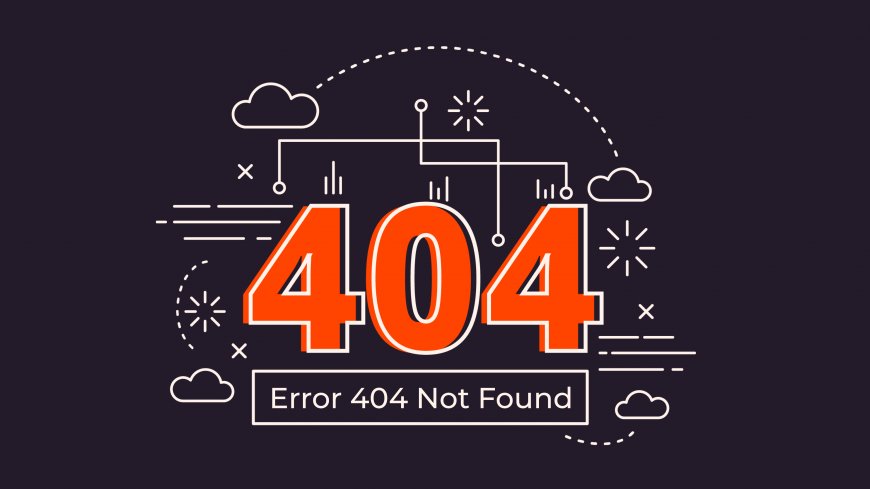 橙色404错误代码科技图标网络故障主题科技电脑壁纸