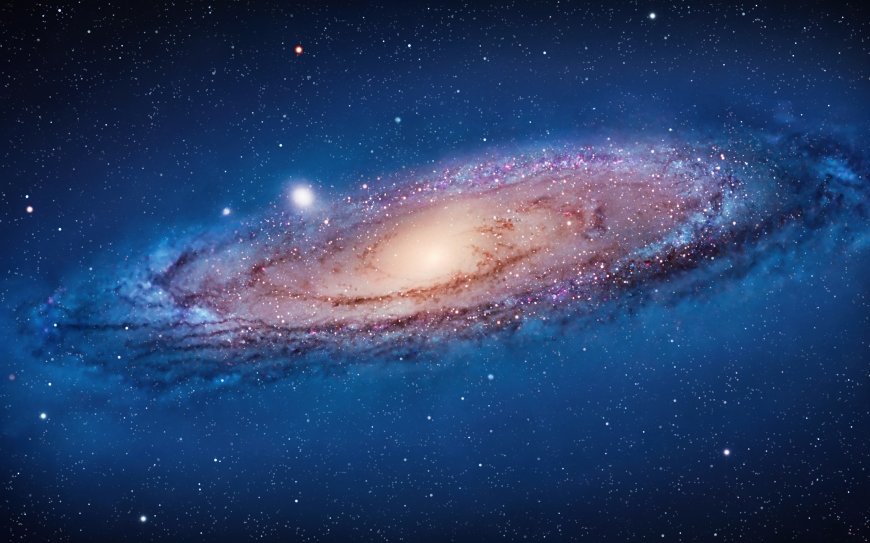 银河系旋涡星云宇宙星空深空探索风景电脑壁纸