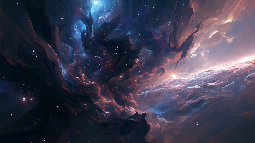 宇宙星云漩涡绚丽色彩梦幻创意电脑壁纸