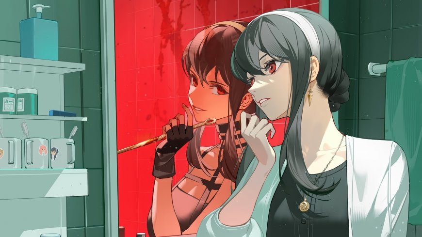 间谍过家家约尔与荆棘公主双重身份动漫电脑壁纸